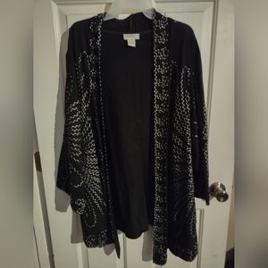 Coral Bay cardigan plus size with detailing